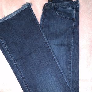 JustBlack frayed wide leg jeans